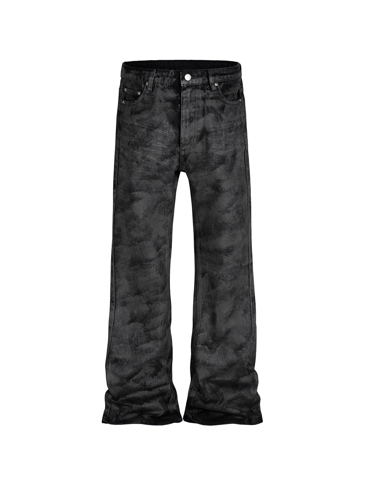 Men's Wide Leg Black Trousers Skinny Jeans