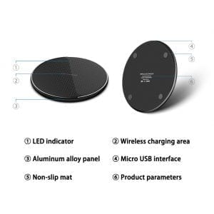 Chargeur sans fil rapide 15 W