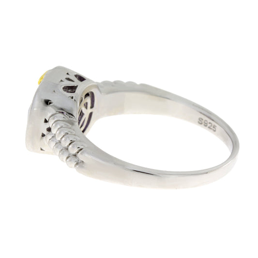 Cubic Zirconium Ring Sterling Silver