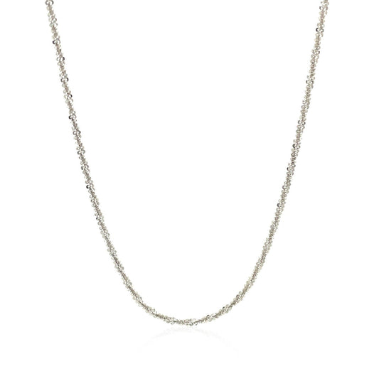 Sterling Silver 1.5mm Adjustable Sparkle Chain