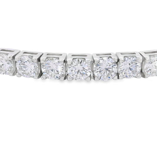 Lab Grown Diamond Tennis Bracelet Sterling Silver
