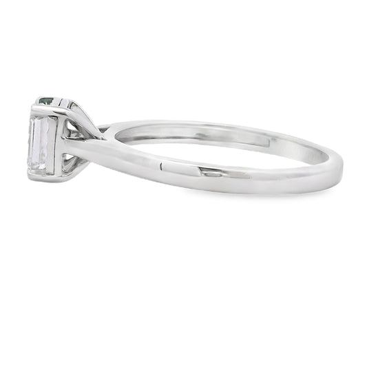 Natural .50ct Lab Grown Diamond 10KT White Gold