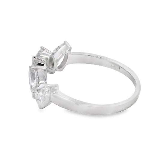 Lab Grown Diamond Wedding Band Ring 10KT White Gold