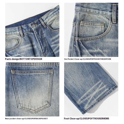 Plus Size Lightning Pattern Skinny Jeans