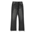 Plus Size Lightning Pattern Skinny Jeans
