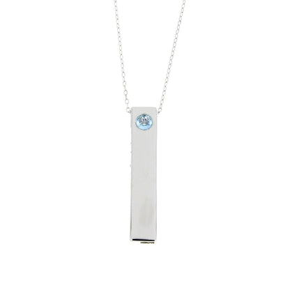 Blue Topaz Fashion Pendants Sterling Silver