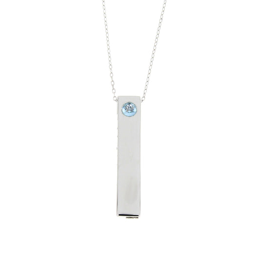 Blue Topaz Fashion Pendants Sterling Silver