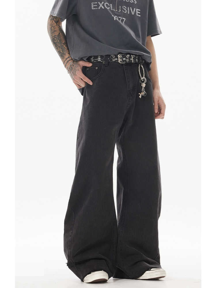 High-grade American Washed Jeans Men's All-match