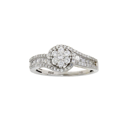 .50ct Diamond Eng Only 10KT White Gold