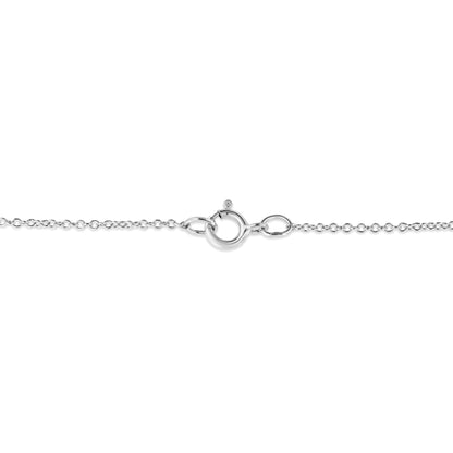 .925 Sterling Silver Prong-Set Diamond Accent Double Heart 18" Pendant Necklace (I-J Color, I1-I2 Clarity)