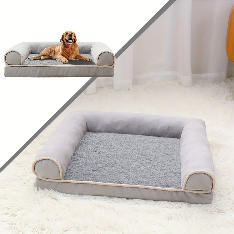 New Dog Sofa Pet Dog Bed Cat Bed Deep Sleep Dog House Square Thickened Warm Dog Mat Small Medium Large Dog House Pet Supplies Breathable Blanket Pet Dog Bed Dog Sofa Dog Bed Dog House Pet Supplies Accessories