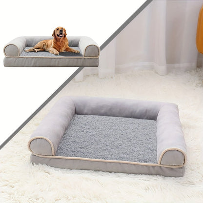 New Dog Sofa Pet Dog Bed Cat Bed Deep Sleep Dog House Square Thickened Warm Dog Mat Small Medium Large Dog House Pet Supplies Breathable Blanket Pet Dog Bed Dog Sofa Dog Bed Dog House Pet Supplies Accessories