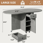 Grey Multipurpose Collapsible Nuɖukplɔ̃ Na Ene