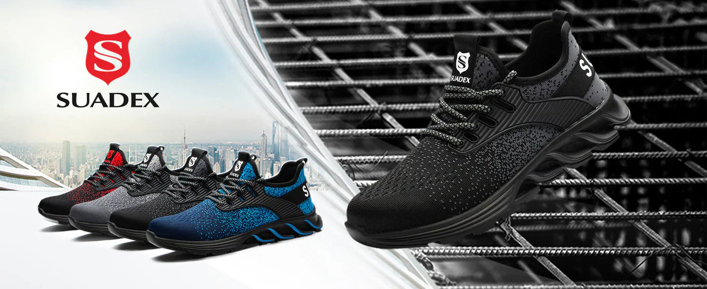 SUADEX Breathable Puncture-Proof Safety Work Shoes