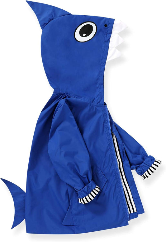 Toddler Baby Boy Girl Duck Raincoat Cute Cartoon Hoodie Zipper Coat Outfit