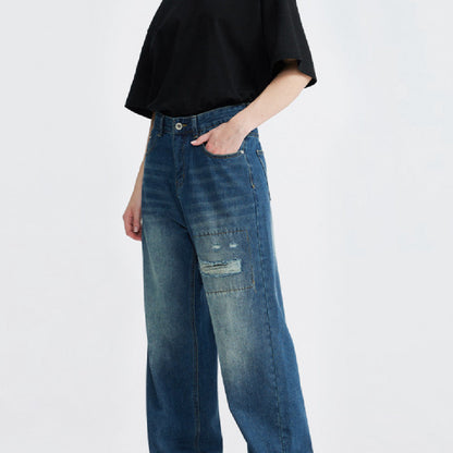 Fashion Loose Cool Vintage Jeans For Men