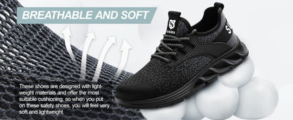 SUADEX Breathable Puncture-Proof Safety Work Shoes