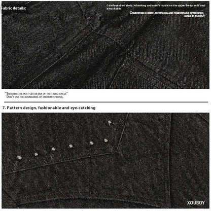 Men's American-style Casual High Street Profile Jeans