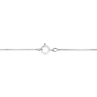 .925 Sterling Silver 1/2 Cttw Round Diamond Halo Circle Pendant 18" Necklace (I-J Color, I2-I3 Clarity)