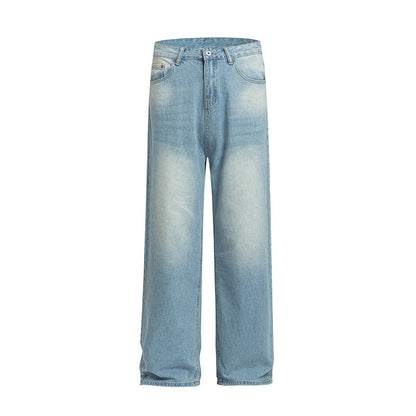 Autumn And Winter American High Street Retro Washed Jeans