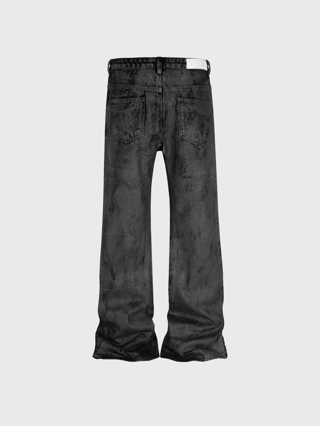 Men's Wide Leg Black Trousers Skinny Jeans