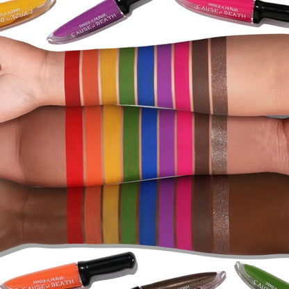 Cause of Death Rainbow Liquid Eyeshadow Collection