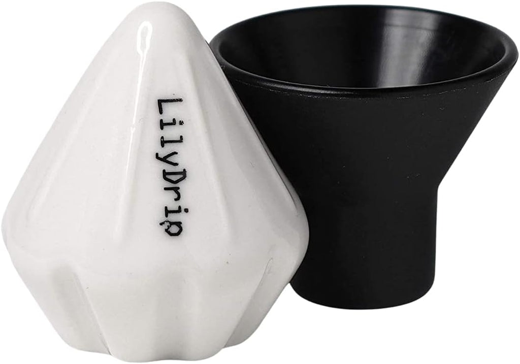 GIO – Accessoire à café en céramique pour filtre conique, débit lent