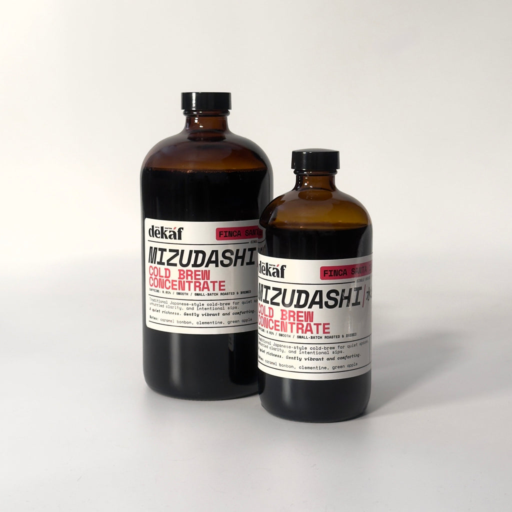 Concentré de café infusé à froid Mizudashi de la Finca Santa Isabel du Guatemala