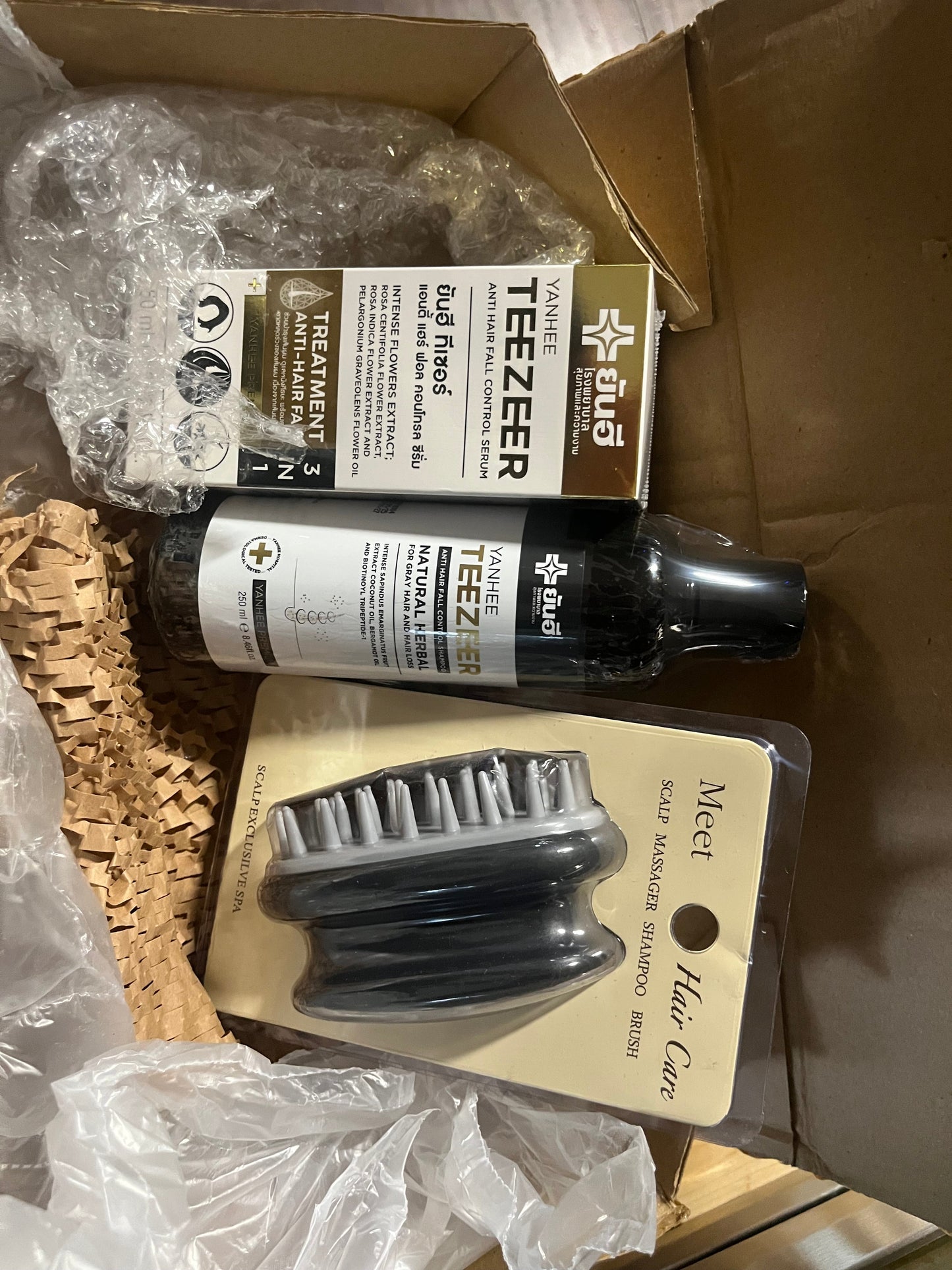 Yanhee Teezeer Shampoo 200 ml and Teezeer Serum Anti Hair Fall Control Serum 60 ml