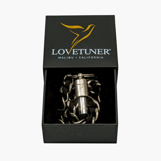 Lovetuner Keychain Silver 528hz Breathing & Meditation Device