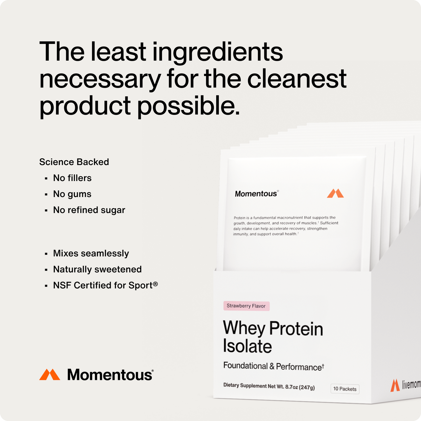 Gbe-Nu Whey Protein 10-Mɔzɔzɔ Packs