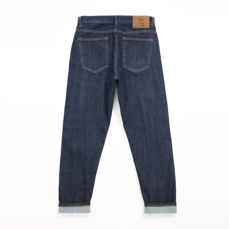 Autumn Dark Blue Loose Trendy Casual Jeans