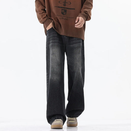 American Retro Straight Jeans Men's All-match Casual