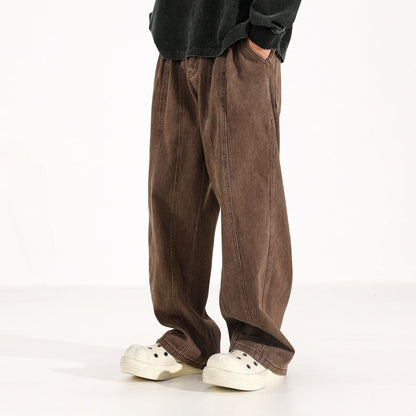 Maillard American Retro Drooping Straight Jeans