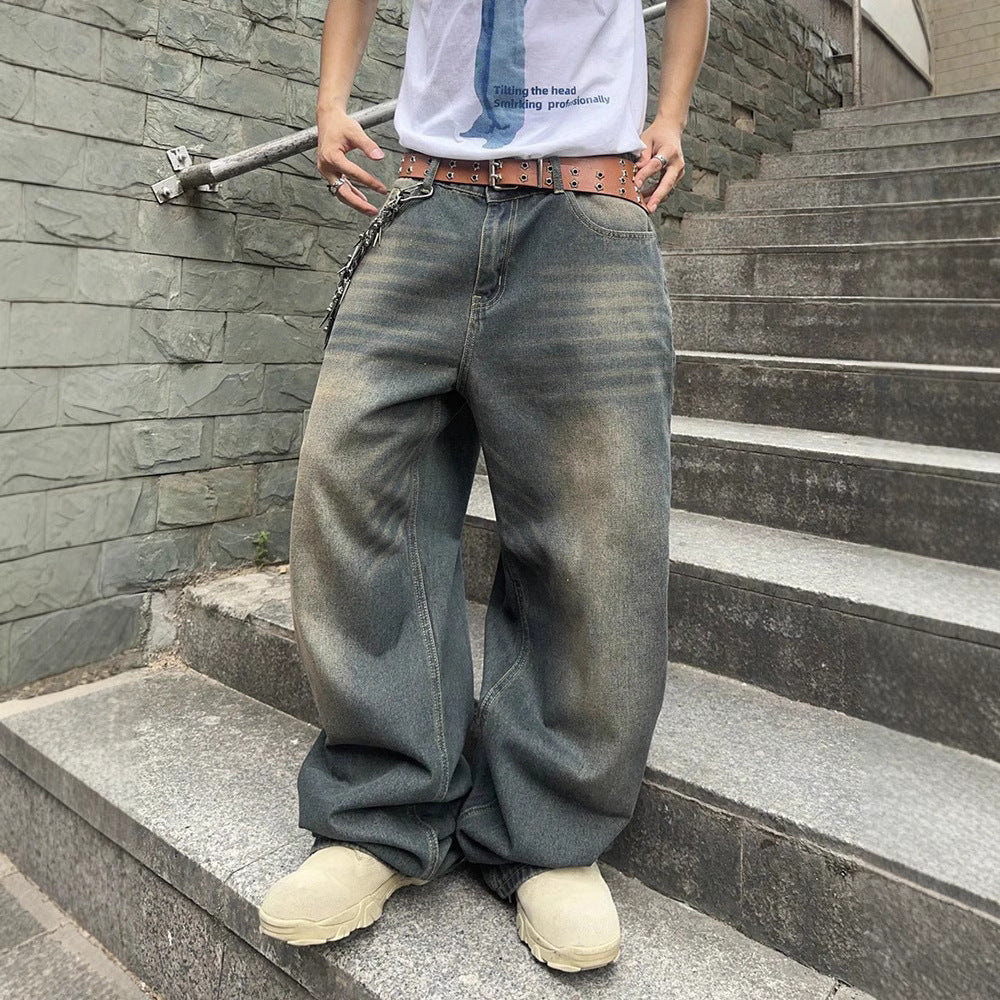 Fashion Personality Vintage Jeans For Men