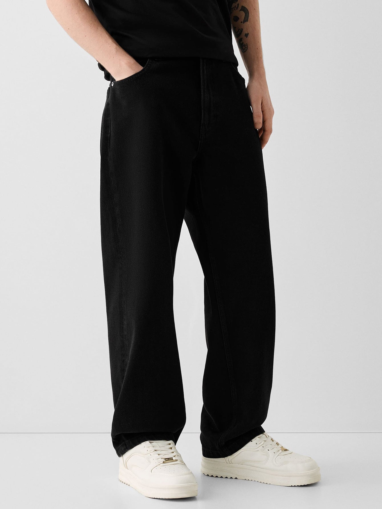 Creative Casual Versatile Men's Straight Jeans
