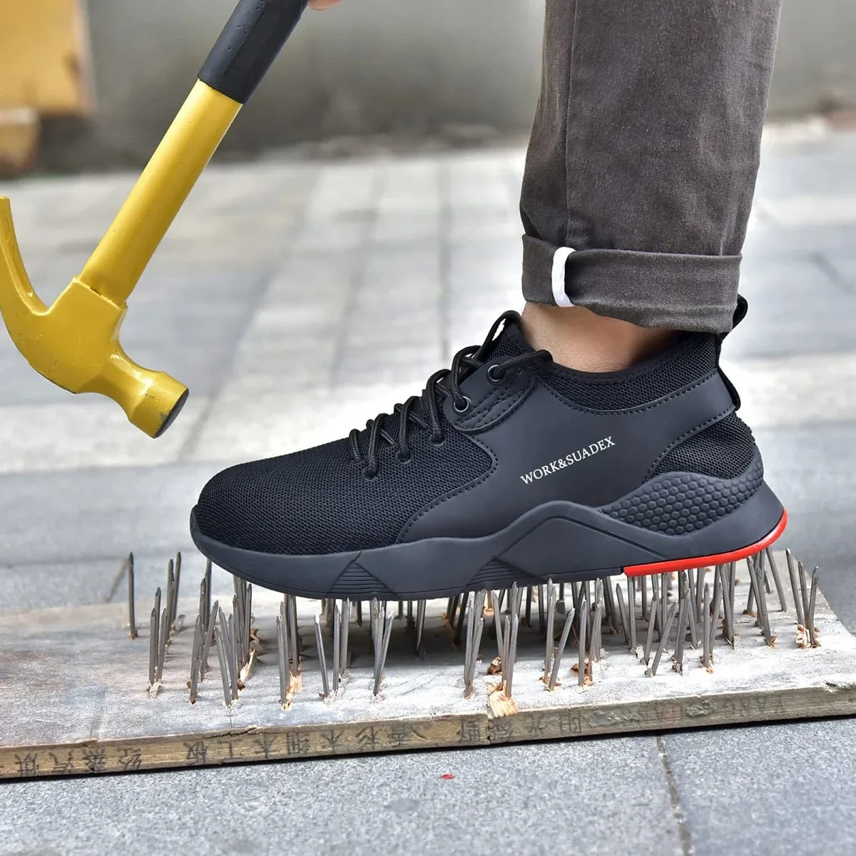 SUADEX Breathable Puncture-Proof Safety Work Shoes