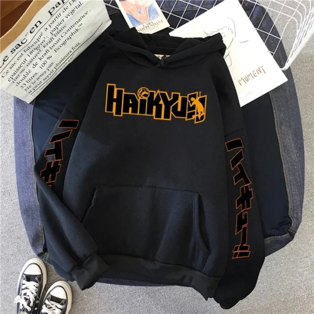 Japanese Haikyuu Anime Men’s Fleece Hoodie