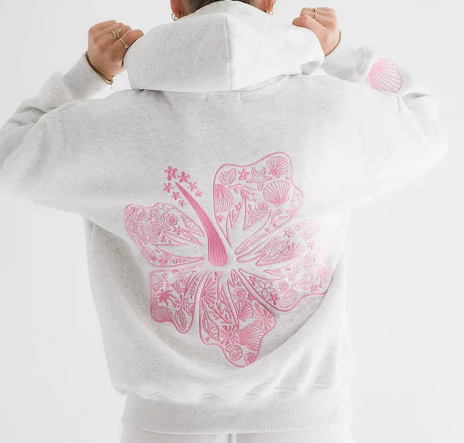 Comfortable Embroidered Long Sleeve Women’s Hoodie