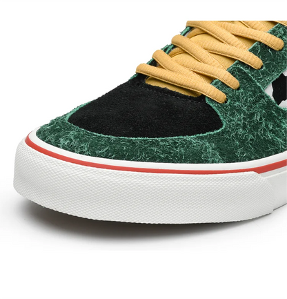 Joiints Green Mid-Top Skate Sneakers – Stylish Vulcanized Casual Shoes for Teens