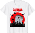 Japanese Style Cat Graphic Youth Tee