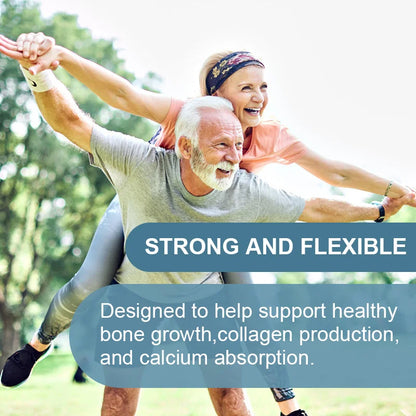 Beworths Bone Collagen Complete Capsules for Calcium Absorption Bone Growth Collagen Antioxidant Support Collagen Production