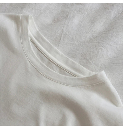 Loose Summer Cartoon Graphic Cotton Shirt