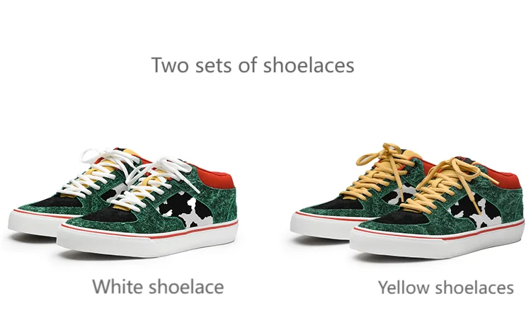 Joiints Green Mid-Top Skate Sneakers – Stylish Vulcanized Casual Shoes for Teens