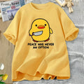 Peace Was Never Funny Goose Tee
