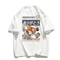 Cartoon Comic Loose Fit Cotton Women's T-shirt