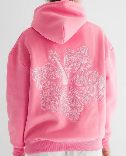 Comfortable Embroidered Long Sleeve Women’s Hoodie