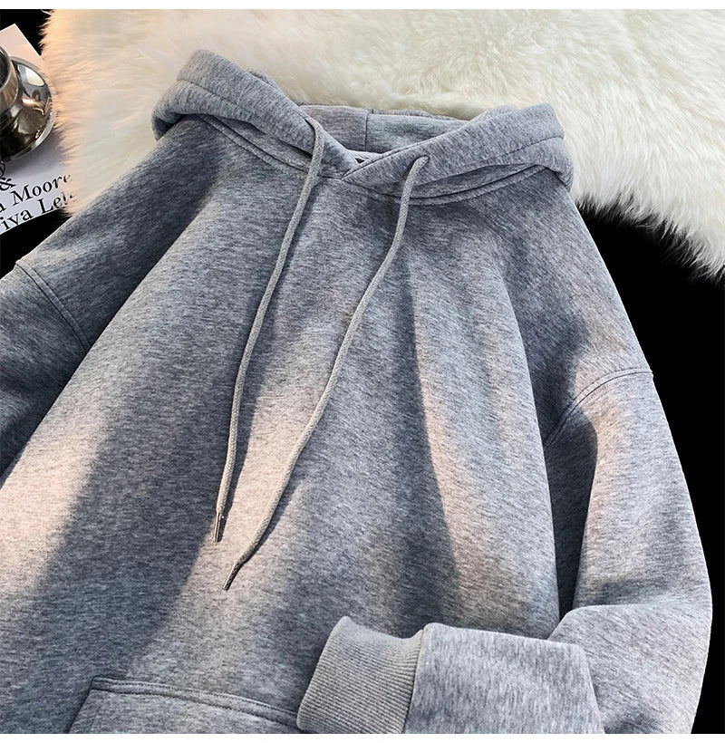 Men Fashion Casual Hooded Sweatshirt Streetwear