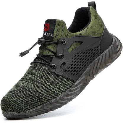 SUADEX Steel Toe Sneakers Lightweight Indestructible Work Shoes for Construction