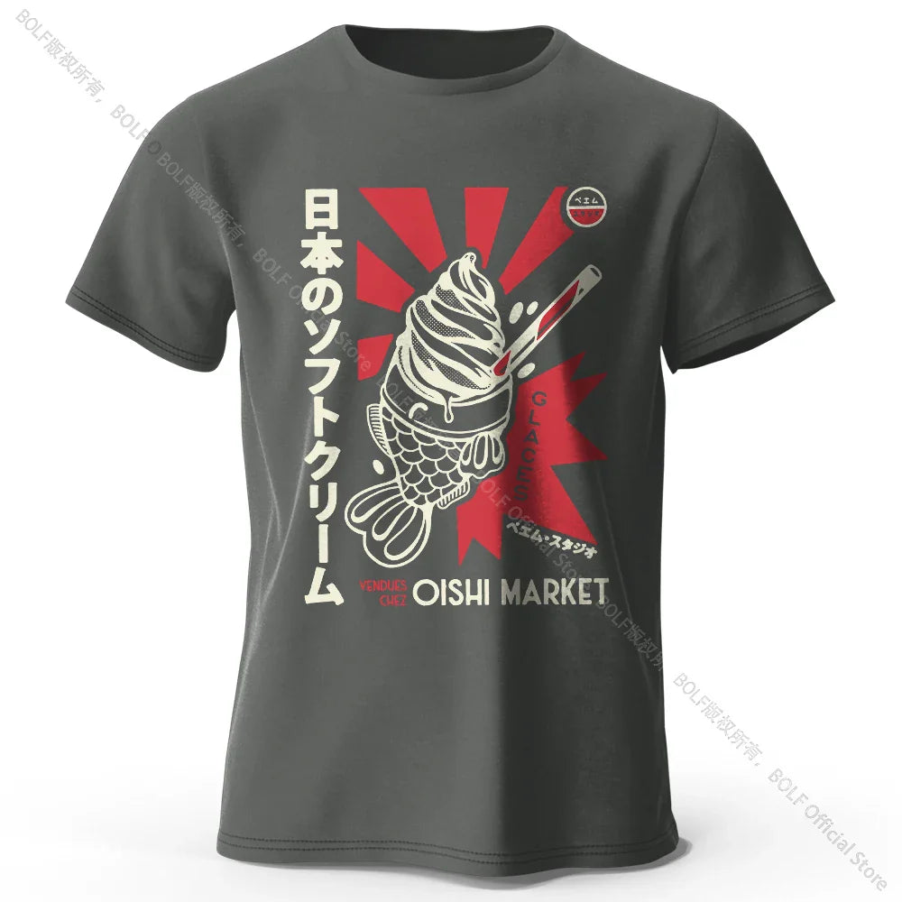 Japanese Foodie Cotton Unisex Graphic Tee